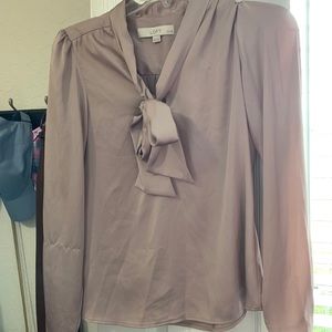 Loft Silk Tie Top